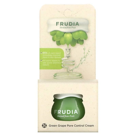 🔴 FRUDIA Green Grape Pore Control Cream - Picture 3 of 3